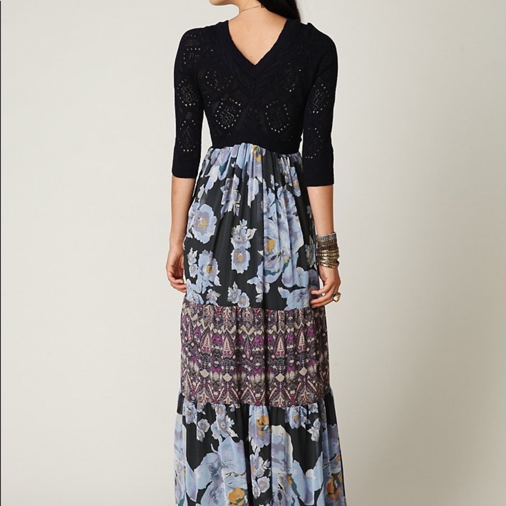 Free People Ethnic Rose Maxi Dress